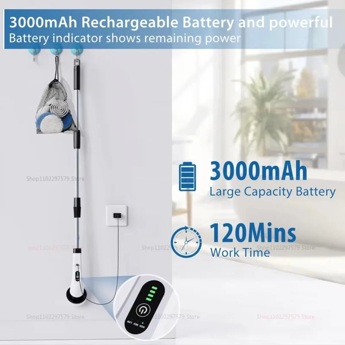 PowerSpin Cordless Scrub Brush